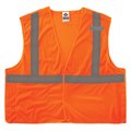 Glowear By Ergodyne M Orange Economy Breakaway Mesh Vest Class 2 - Single Vest 8215BA-S